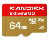 Sandisk 64GB microSDXC Extreme Go UHS-I  170/80 MB/s - 1549249 - zdjęcie 1